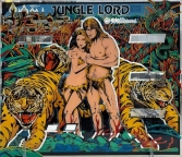 Jungle Lord Reproduction Mirrored Backglass R-8552-503M